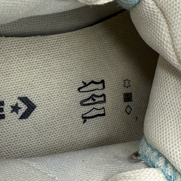 Converse Women's 9 Hi Top Platform Blue Sneakers Leather Suede CTAS Lift A13824C - Picture 13 of 13